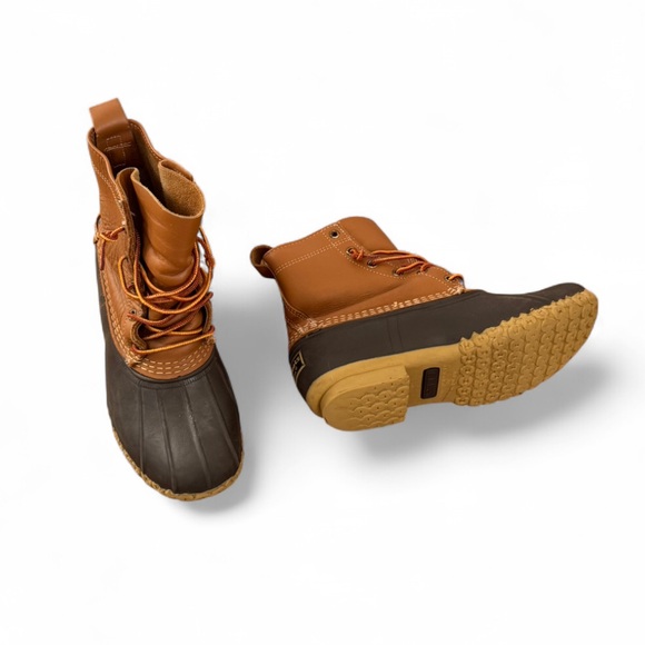 L.L. Bean - Bean Boots - Brown Leather Winter Boots (Size 8) - Picture 2 of 7